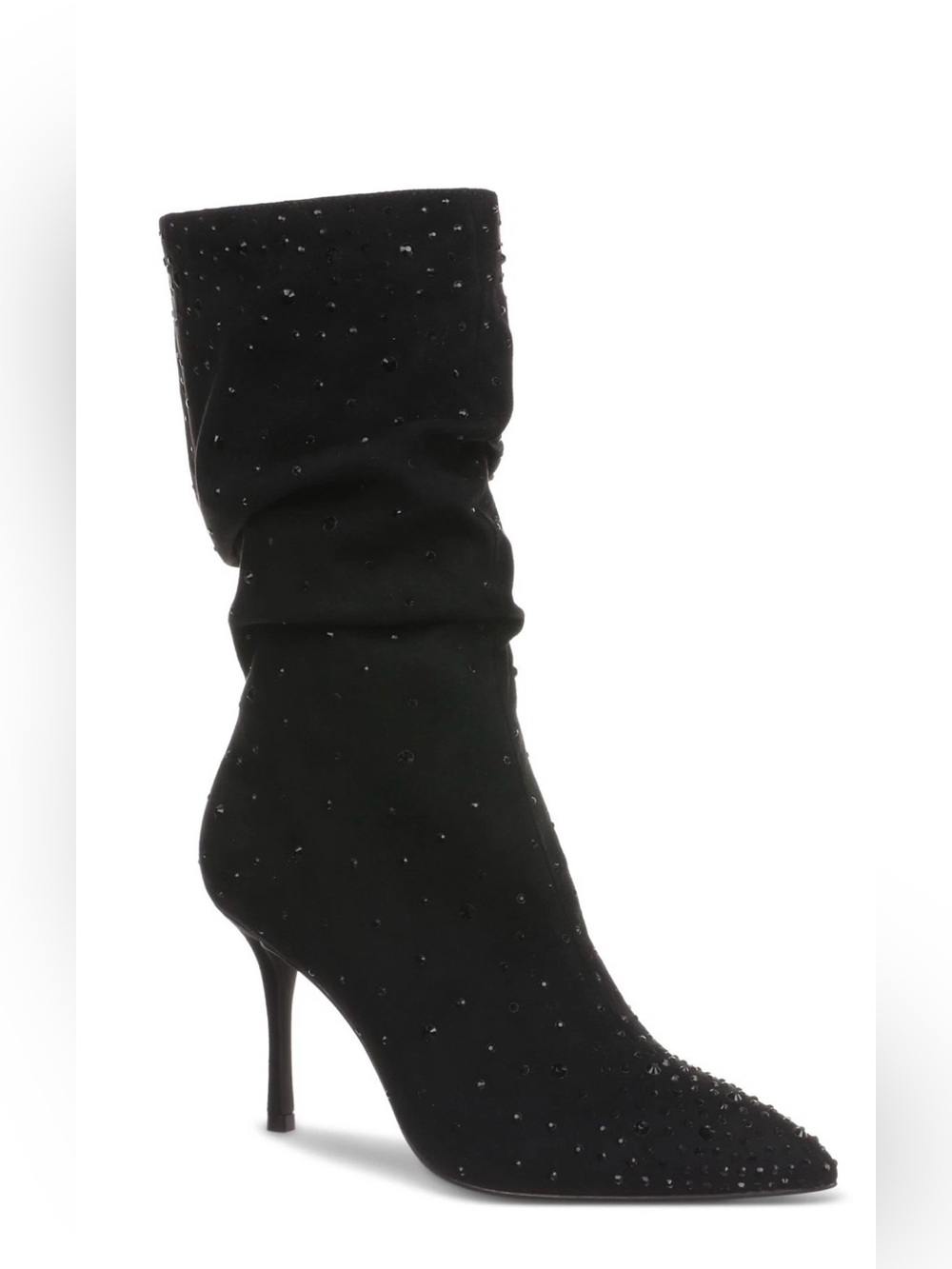 Thalia Sodi Raquell Slouch Boots 6.5M Black Pointed Toe stiletto dress up boots